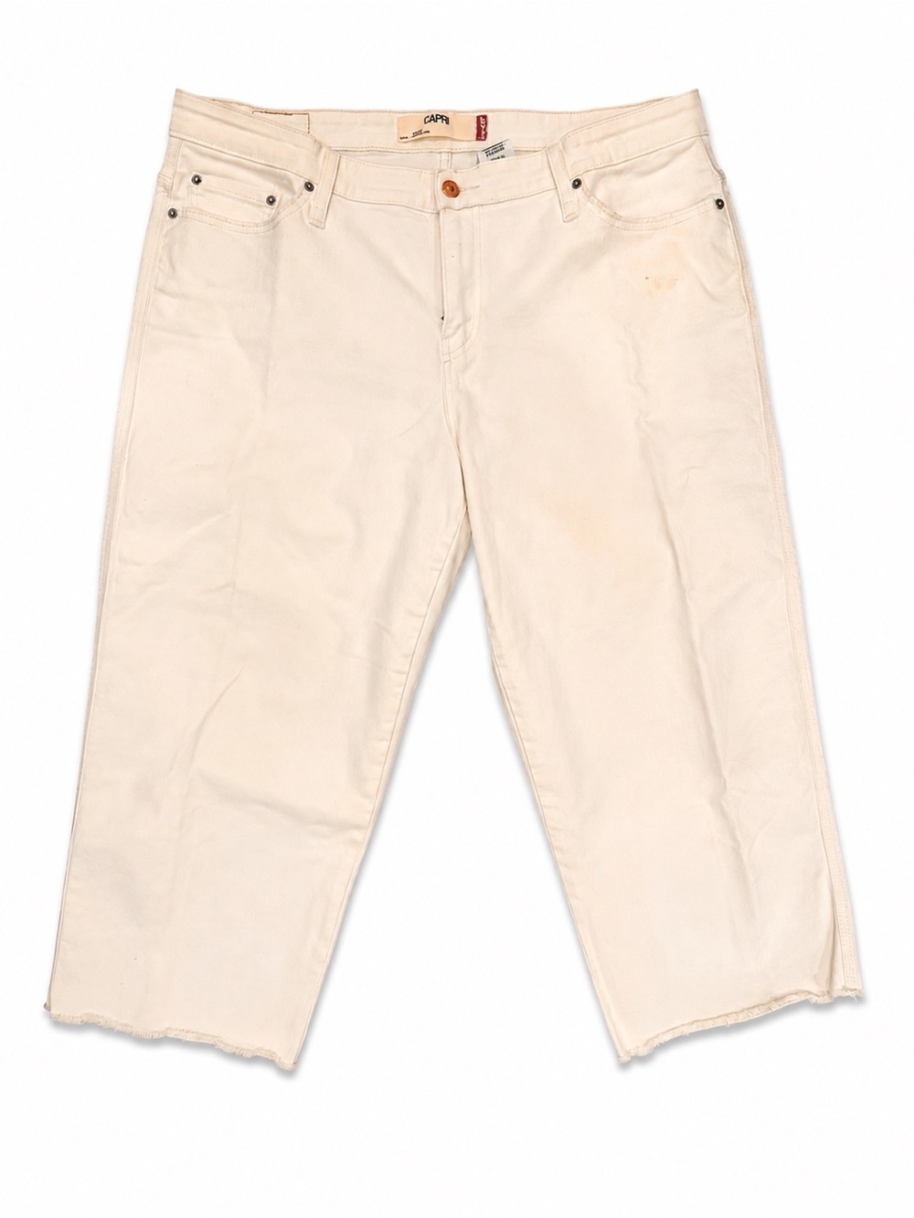 Levi's 515 Cream Ankle Crop Jeans